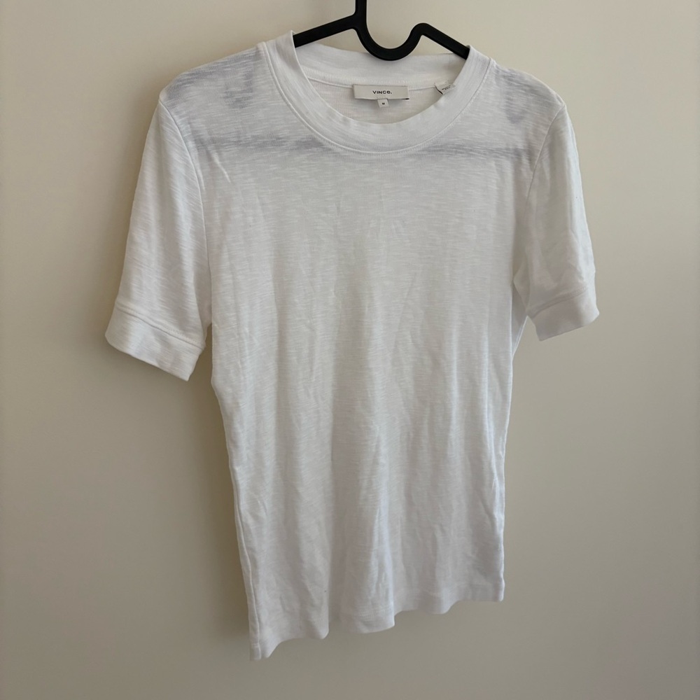 Vince Cotton Blend Tee - Picture 2 of 6